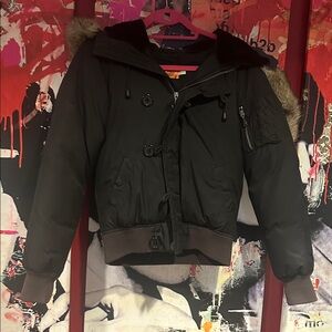 Juicy Couture Black Jacket with Pink Accent